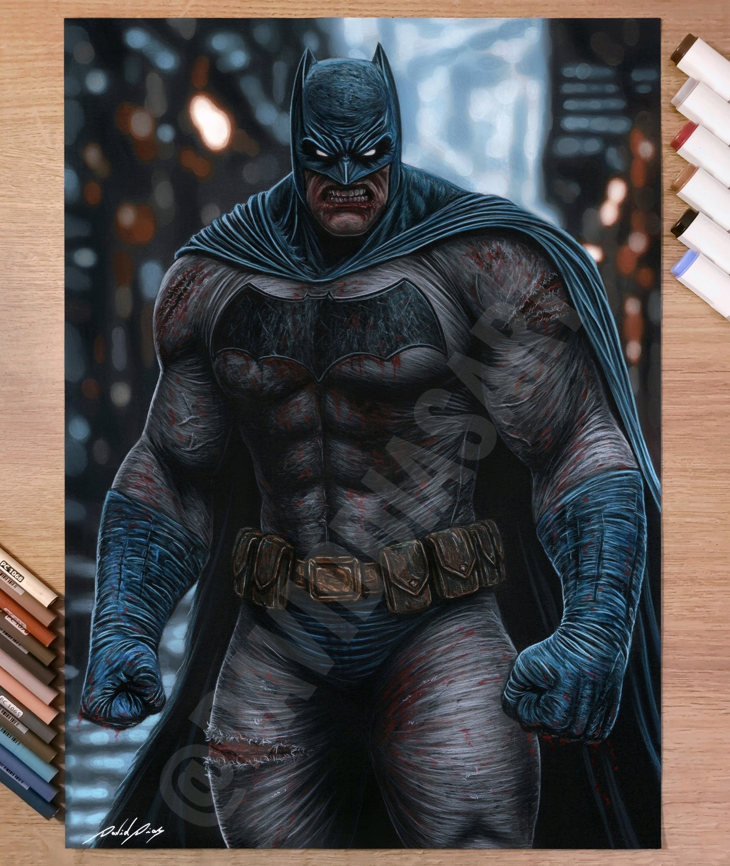 Batman - Original Artwork by David Dias